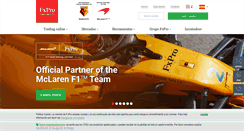 Desktop Screenshot of fxpro.es