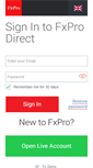 Mobile Screenshot of direct.fxpro.com